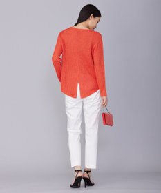 ICB 【洗える】T/Cストレッチサテン スティックパンツ