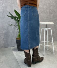 WEGO デニムミドルスカート