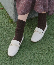 Tiaclasse ケーブル柄編みソックス