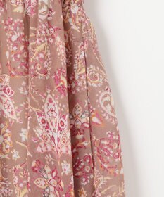 自由区 【速乾性・放湿性・防シワ性】サラサプリント ワンピース