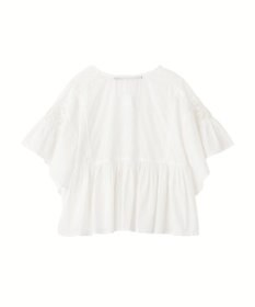 YECCA VECCA 刺繍レースブラウス