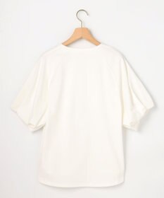 組曲 【先行予約】プレーティング天竺 バルーンスリーブカットソー