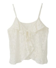 Green Parks レースフリルキャミビスチェ