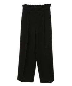 earth music&ecology ウエストフリルワイドパンツ