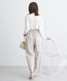 earth music&ecology ウエストフリルワイドパンツ