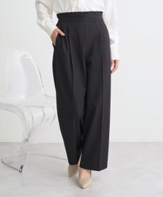 earth music&ecology ウエストフリルワイドパンツ