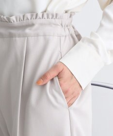 earth music&ecology ウエストフリルワイドパンツ