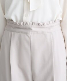 earth music&ecology ウエストフリルワイドパンツ