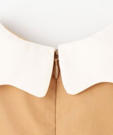 組曲 KIDS 【110-140㎝】カーブカラー ワンピース