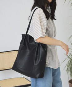 AMERICAN HOLIC スタッズポケットA4トートバッグ