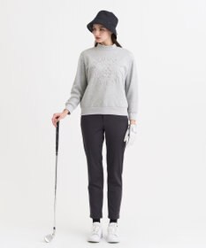 23区GOLF 【WOMEN】エンボスロゴダンボールモックネック