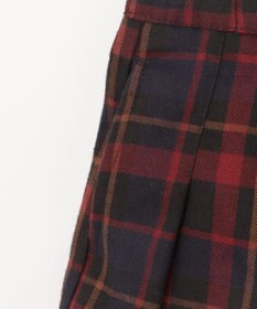 ANY KIDS チェック柄 プリーツ キュロット