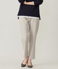 J.PRESS LADIES 【洗える】2way thermoサキソニー テーパード パンツ