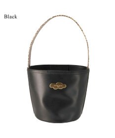 tsumori chisato CARRY カラーコンビエコレザー ハンドバッグ　バケツバッグ ショルダーバッグ