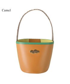 tsumori chisato CARRY カラーコンビエコレザー ハンドバッグ　バケツバッグ ショルダーバッグ