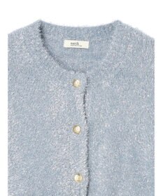 earth music&ecology キラキラシャギーカーディガン