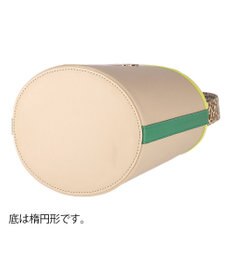 tsumori chisato CARRY カラーコンビエコレザー ハンドバッグ　バケツバッグ ショルダーバッグ