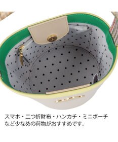 tsumori chisato CARRY カラーコンビエコレザー ハンドバッグ　バケツバッグ ショルダーバッグ