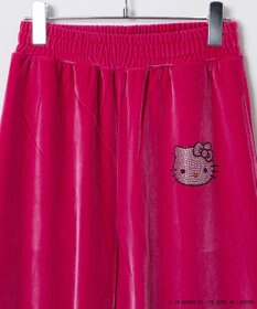 WEGO 【サンリオ】HELLOKITTYコラボベロアパンツ