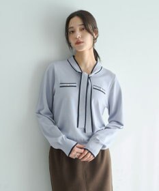 YECCA VECCA 配色ボウタイニット