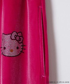 WEGO 【サンリオ】HELLOKITTYコラボベロアパンツ