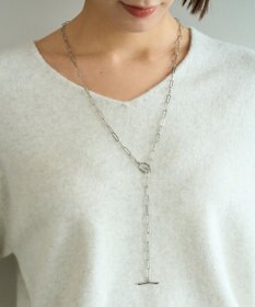 UNFILO チェーンラリエット シルバー