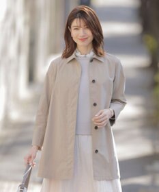 J.PRESS LADIES S 【洗える・撥水】ポリアーティローザ シングル トレンチコート