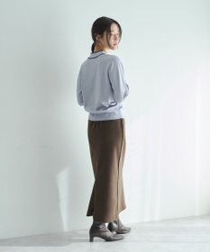 YECCA VECCA 配色ボウタイニット