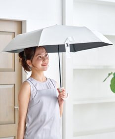 MOONBAT 【遮光100％/UV100%】エスタ (estaa) にゃんこミニ 折りたたみ傘 日傘 軽量 晴雨兼用 猫 ネコ