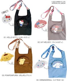 ROOTOTE 8465【ルートート】サンリオ. IP.ルーショッパーミッド.サンリオキャラクターズA