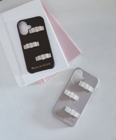 Maison de FLEUR リボンアイフォン16ケース
