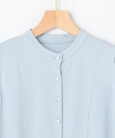 組曲 【洗える】ブラウスライクジャージーノースリーブ カットソー