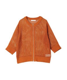 Green Parks Ｚｉｐ付メッシュカーディガン