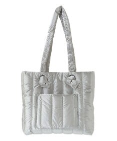 Green Parks ・ｆｕｒｒｙ　ｒａｔｅ　シャイニーキルティングバッグ