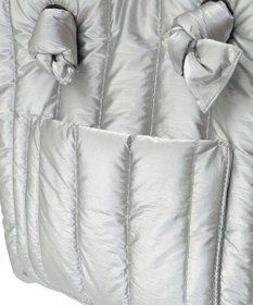 Green Parks ・ｆｕｒｒｙ　ｒａｔｅ　シャイニーキルティングバッグ