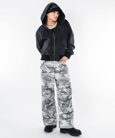 WEGO 【ユニセックス着用ITEM】リップストップフードブルゾン