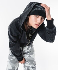 WEGO 【ユニセックス着用ITEM】リップストップフードブルゾン