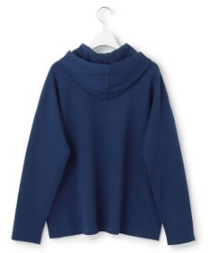 23区 L 【洗える】ダブルフェイスニット パーカー