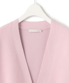ICB 【洗える】ウールカシミヤ Vネックカーディガン