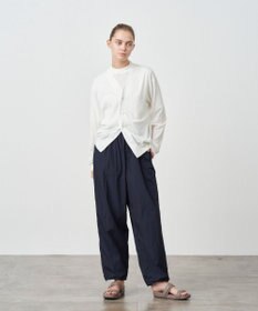 ATON RECYCLED FRESCA COTTON | Vネックカーディガン