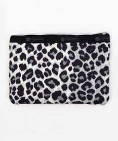 LeSportsac 3ZIP COSMETIC/ニュートラルレオパード