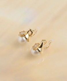 Phoebe 【限定セット】【金属アレルギー対応】ロマンティックスノーイヤリング&イヤーカフ