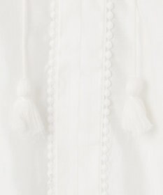 GRACE CONTINENTAL ヤシ柄カットワークトップ