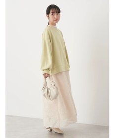 earth music&ecology サイドボタンダンボールプルオーバー