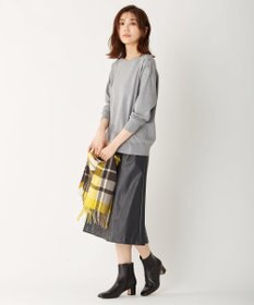 J.PRESS LADIES 【WEB限定・洗える】BARTOLOZZI ポリエステルレザーII スカート