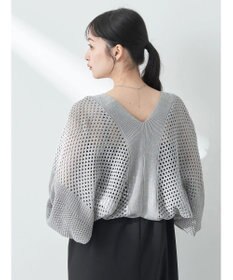 earth music&ecology メッシュボレロ