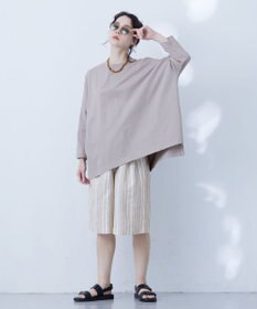 J.PRESS YORK STREET 【WOMEN】コットンリネン　ハーフパンツ