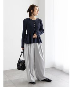 Te chichi モールペプラム2WAYニット