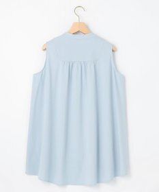 組曲 【洗える】ブラウスライクジャージーノースリーブ カットソー