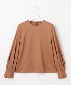 自由区 【洗える】ハイカウントパフスリーブ カットソー